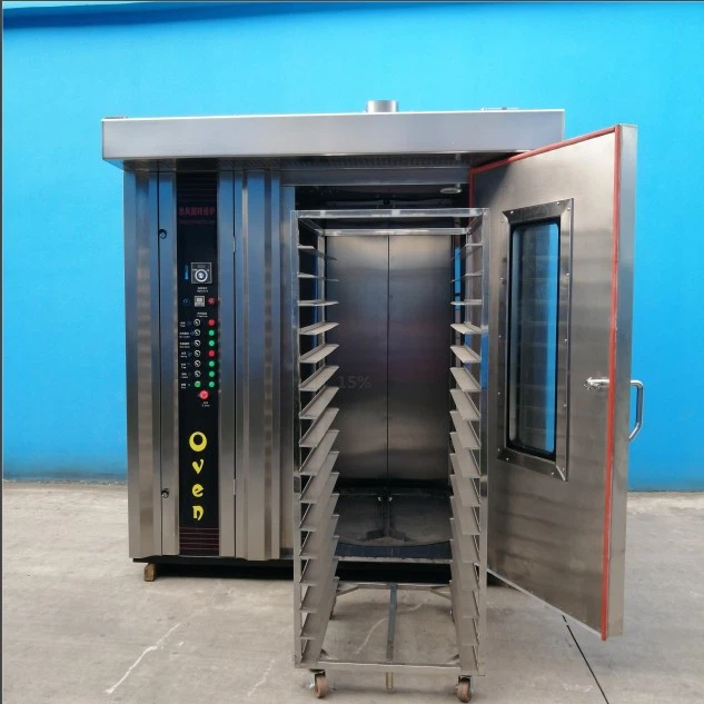 16 Trays Gas Electric Heating Rotary Oven
