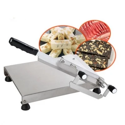 Mesin pemotong daging permen nougat manual